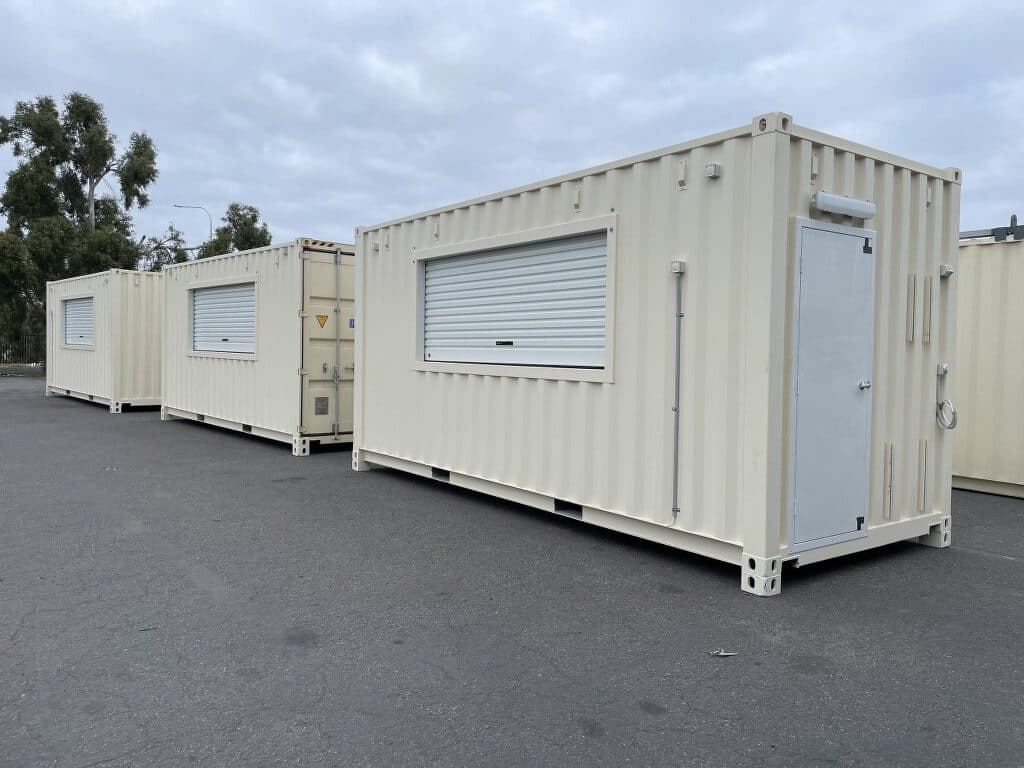 Shipping container cafe conversion Perth