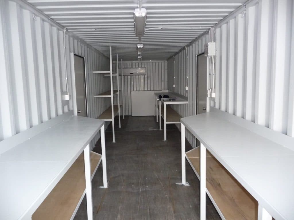 Container workshop modification